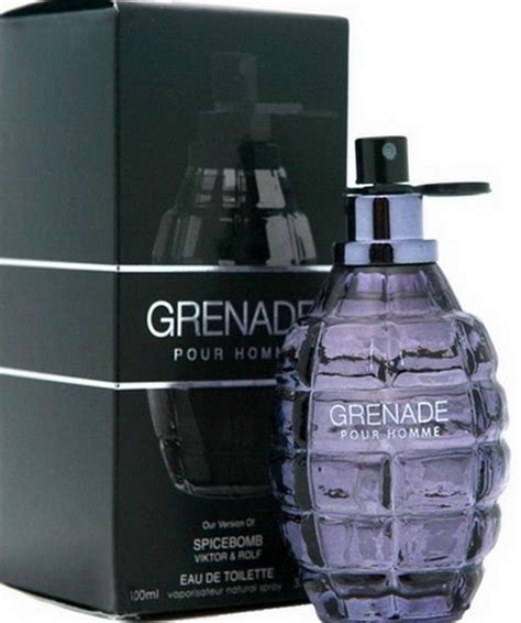 cologne grenade bottle